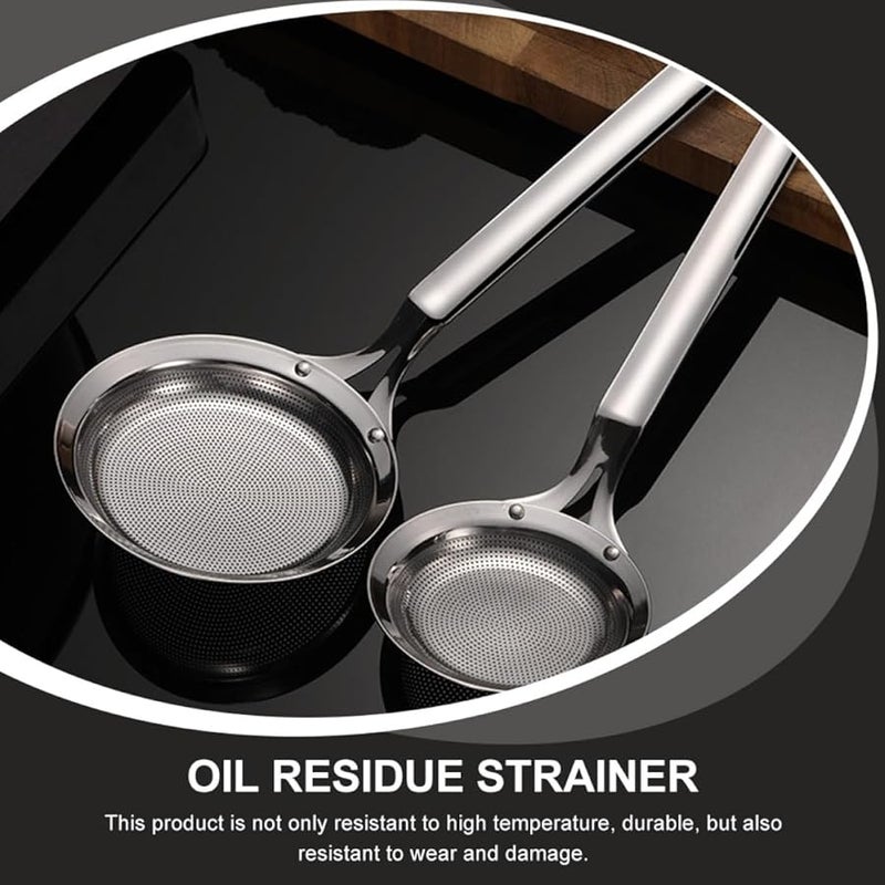 Stainless Steel Fine Mesh Skimmer Ladle For Kitchen Cooking Hot Pot Oil Draining - Image 5